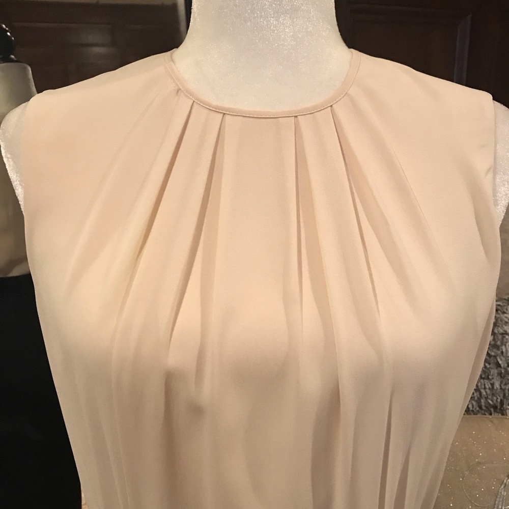 Michael Kors black & cream wool-blend dress, 6 EUC - Picture 5 of 9